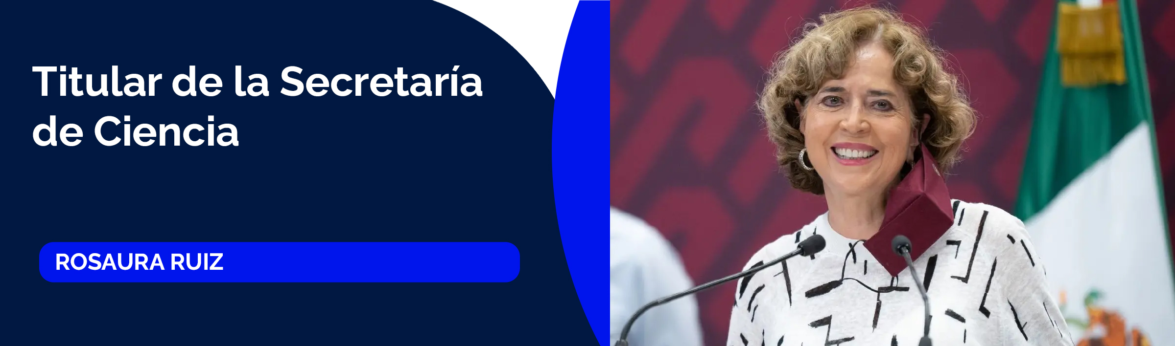 Rosaura Ruiz, titular de la Secretaría de Ciencia