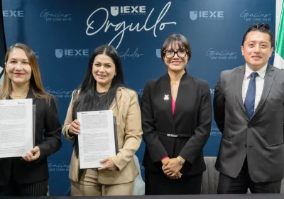 IEXE Universidad firma convenio con la Secretaria de Bienestar y Politica Social de Uruapan Michoacan para becas universitarias licenciatura maestria y doctorado a servidores publicos