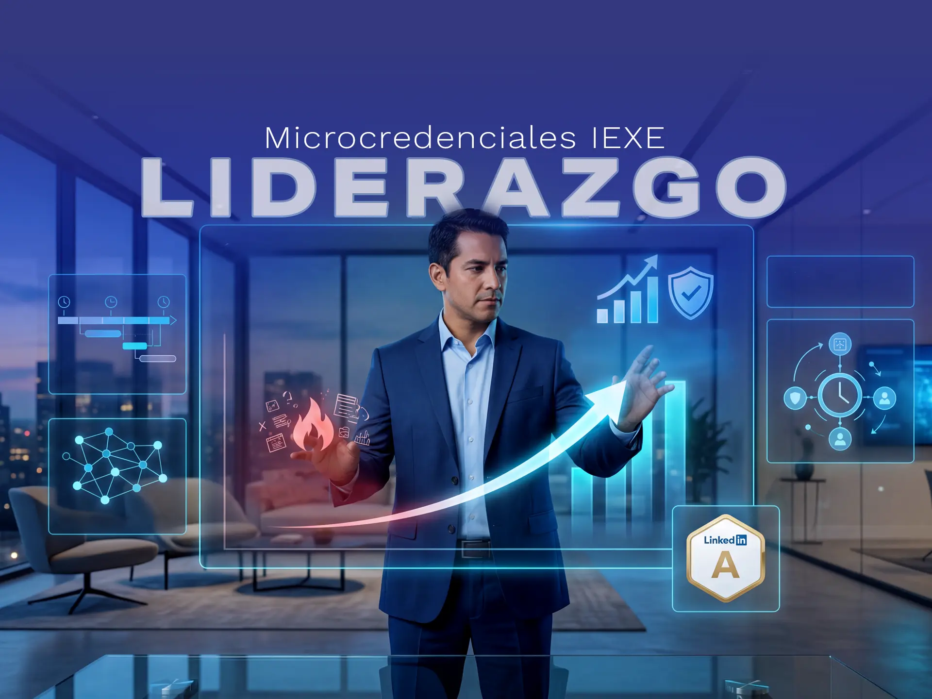 Microcredencial para optimizar tu liderazgo con IA certificados licencias certificaciones y credenciales para linkedin