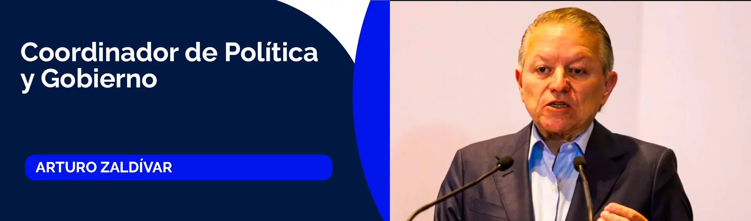 Arturo Zaldívar, coordinador de Política y Gobierno