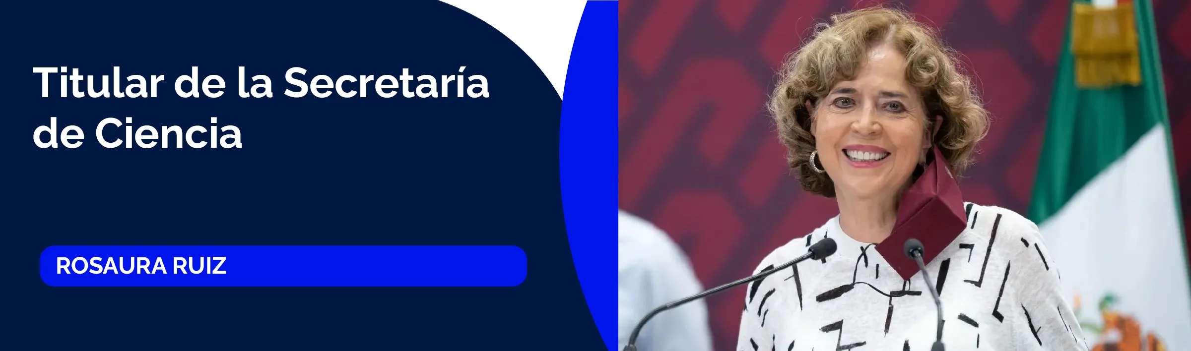 Rosaura Ruiz, titular de la Secretaría de Ciencia