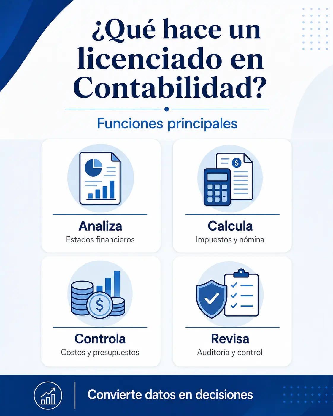 Qué hace un licenciado en contabilidad ¿Qué hace un licenciado en contabilidad?